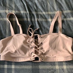 Forever 21 Plus Mauve Swim Top 3X